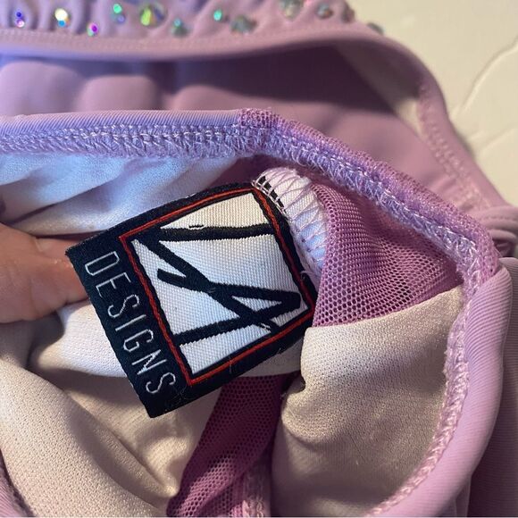 LA dance designs Solo dance custom lavender purple costume AMBITION leotard MC - Picture 10 of 15